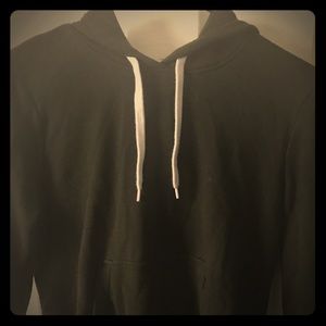 Slightly cropped sweatshirt- forest green